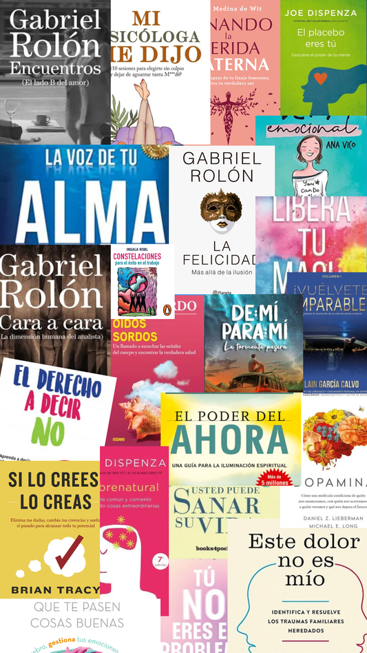 COLECCIÓN DE 77 LIBROS EMOCIONALES PARA EMPEZAR A SANAR 🤍+🎁8 BONOS GUIAS EXCLUSIVOS DE REGALO - AuraGoShop